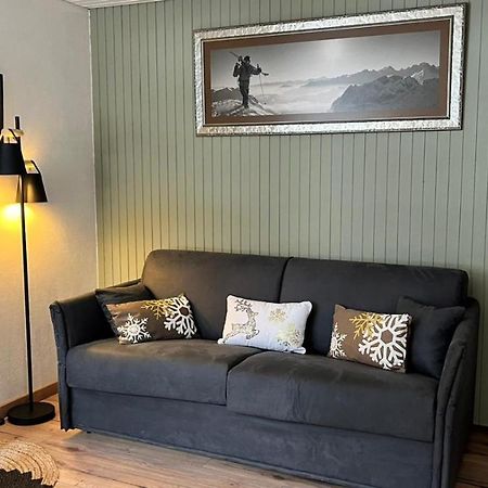 Studio Dent Du Caiman, Chamonix Hyper Centre, Parking, Vue Mont Blanc Bagian luar foto