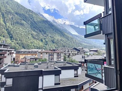 Studio Dent Du Caiman, Chamonix Hyper Centre, Parking, Vue Mont Blanc Bagian luar foto